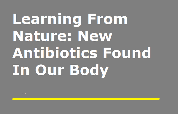 Learning From Nature: New Antibiotics Found …
