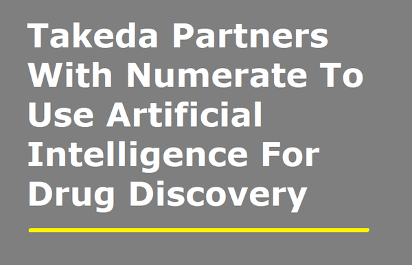 Takeda Partners With Numerate To Use …