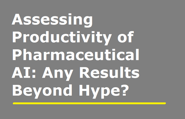 Assessing Productivity of Pharmaceutical AI: Any Results Beyond Hype?