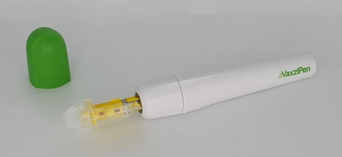 aVaxziPen needle-free vaccine delivery
